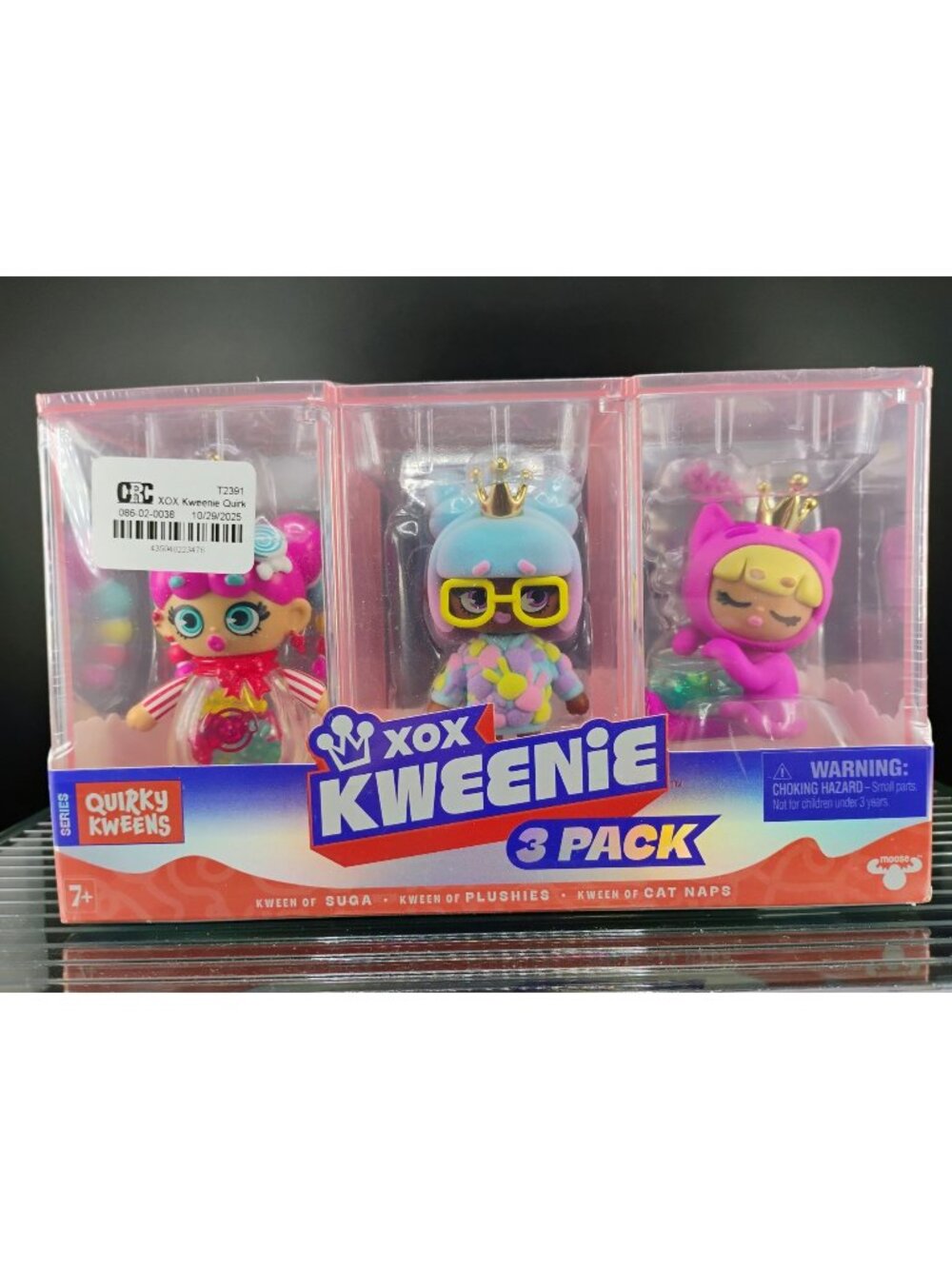 XOX Kweenie Quirky Kweens Collectible 3-Pack Series Toys